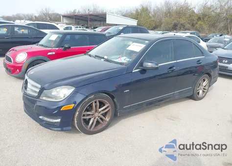 2012 Mercedes-Benz C 250 Luxury/Sport from USA, damaged, VIN WDDGF4HB3CR223200